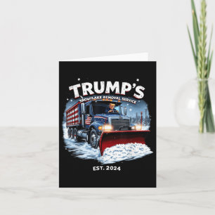 Funny Trump 2024 Victory Snowflake Removal Card
