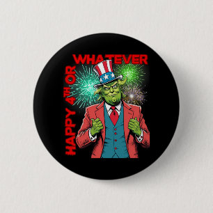 Funny Trump 4th Of July 6 Cm Round Badge