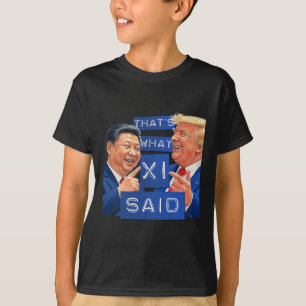 Funny Trump And Xi Laughing Shirt - That's What Sh