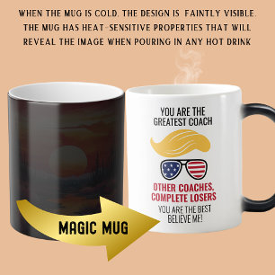 Funny Trump Best Coach Magic Mug