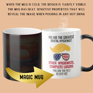 Funny Trump Best Dental Hygienist Magic Mug