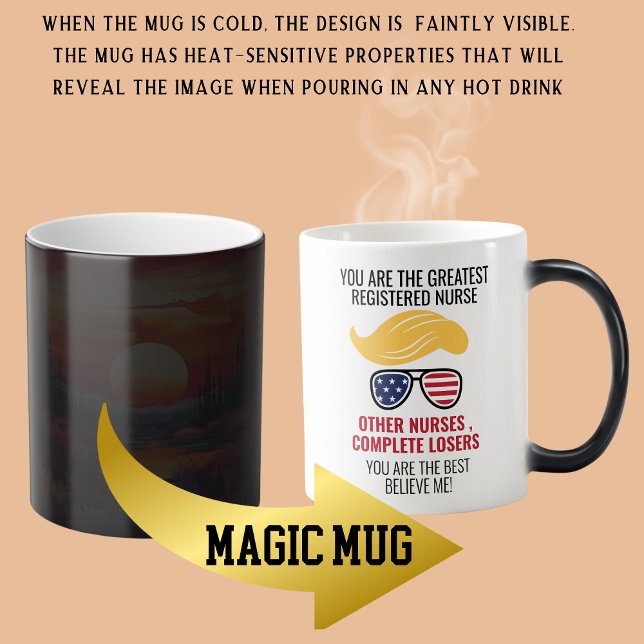 Funny Trump Best Nurse Magic Mug (Creator Uploaded)