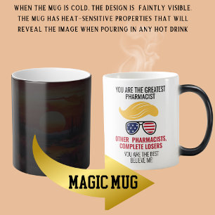 Funny Trump Best Pharmacist Magic Mug