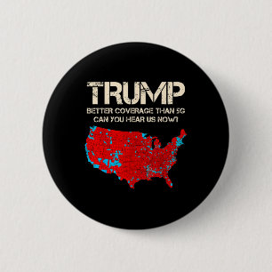 Funny Trump Better Coverage Trump Inauguration 6 Cm Round Badge