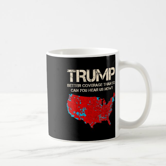Funny Trump Better Coverage Trump Inauguration Coffee Mug (Right)