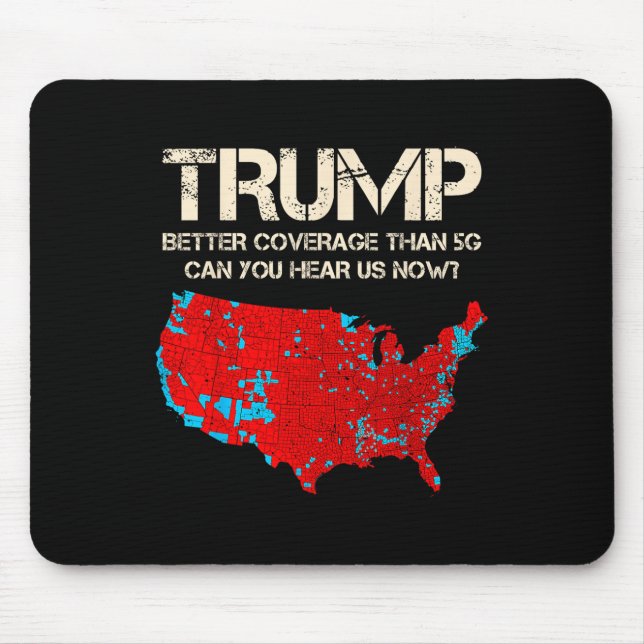 Funny Trump Better Coverage Trump Inauguration Mouse Pad (Front)