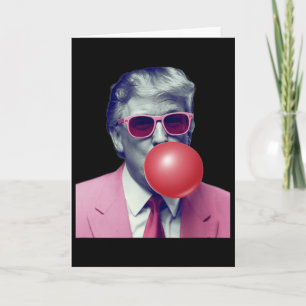 Funny Trump Bubble Gum Yum Gifts Card