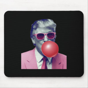 Funny Trump Bubble Gum Yum Gifts Mouse Pad