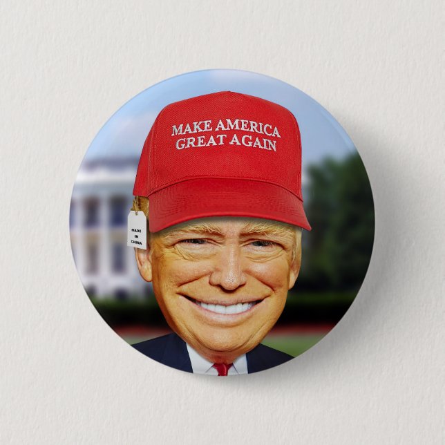 FUNNY TRUMP BUTTON (Front)