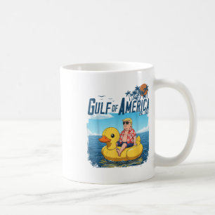 Funny Trump Chillin Gulf Of Us America Est 2025 4t Coffee Mug