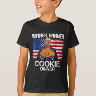 Funny Trump Christmas Design Winner Winner Cookie T-Shirt
