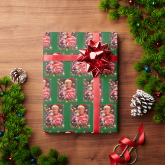 Funny Trump Christmas Sweater Cats Lovers Wrapping Paper