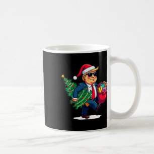 Funny Trump Christmas Tree Light Xmas Unique  Coffee Mug