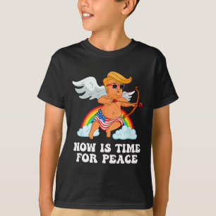 Funny Trump Cupid Parody - Now Is Time For Peace T-Shirt