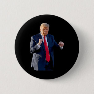 Funny Trump Dance Dancing Like A Felon Vote Trump  6 Cm Round Badge