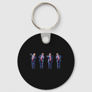 Funny Trump Dance Dancing Like A Felon Vote Trump Key Ring