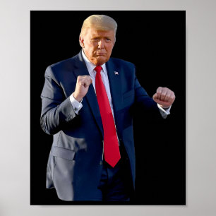 Funny Trump Dance Dancing Like A Felon Vote Trump Poster