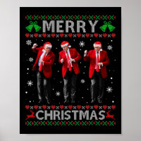 Funny Trump Dance Merry Christmas Ugly Xmas Sweate