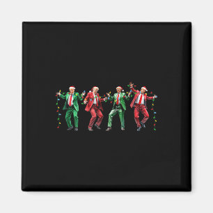 Funny Trump Dance Santa Claus Christmas Xmas Magnet
