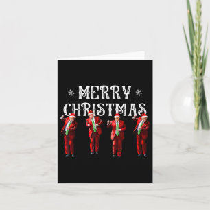 Funny Trump Dance Santa Claus Christmas Xmas Pajam Card