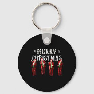 Funny Trump Dance Santa Claus Christmas Xmas Pajam Key Ring