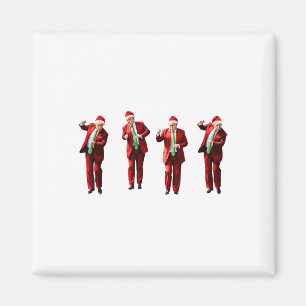 Funny Trump Dance Santa Claus Christmas Xmas Pajam Magnet