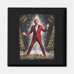 Funny Trump Dance Santa Claus Christmas Xmas Pajam Magnet
