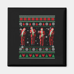 Funny Trump Dance Santa Claus Christmas Xmas Pajam Magnet