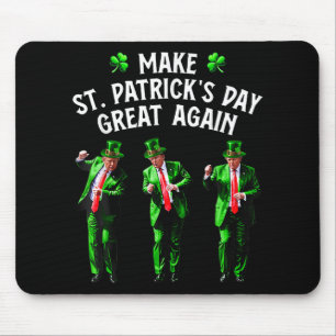 Funny Trump Dance St. Patricks Day Pyjamas Trump Mouse Pad