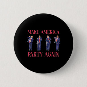 Funny Trump Dancing  6 Cm Round Badge