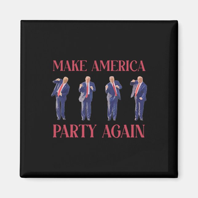 Funny Trump Dancing  Magnet (Front)