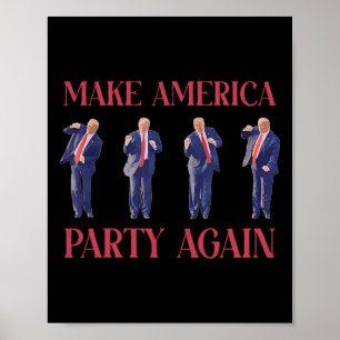 Funny Trump Dancing Poster