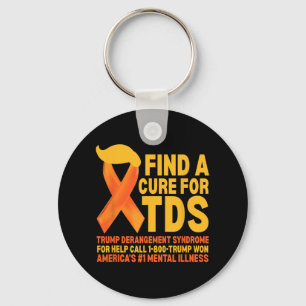 Funny Trump Derangement Syndrome Tds Awareness Rep Key Ring