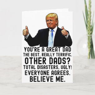 Funny Trump Father's Day Card