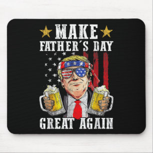 Funny Trump Fathers Day Make Fathers Day Great Aga Mouse Pad