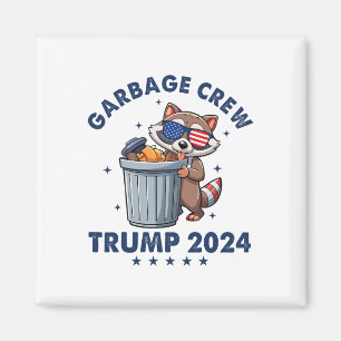 Funny Trump Garbyge Crew  Magnet