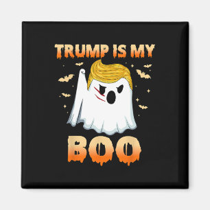 Funny Trump Ghost Halloween Trump Is My Boo Party Magnet