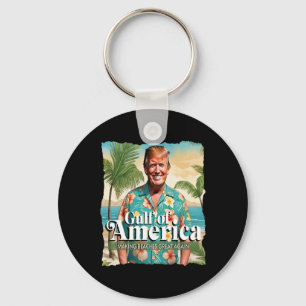 Funny Trump Graphic Gulf Of Us America Trump Merch Key Ring