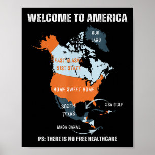 Funny Trump Greenland Panama Canal Canada Mexico G Poster