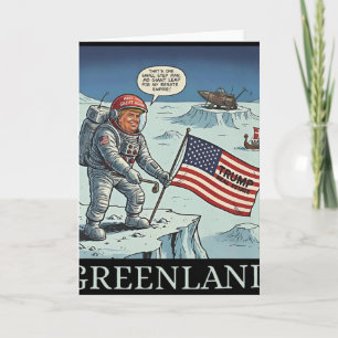 Funny Trump Greenland Real Estate  Card