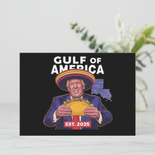 Funny Trump Gulf Of Us America 2025 Trump Invitation