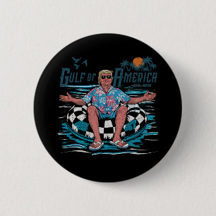 Funny Trump Gulf Of Us America 2025 Trump Merchand 6 Cm Round Badge