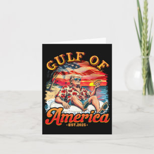 Funny Trump Gulf Of Us America 2025 Trump Merchand Card