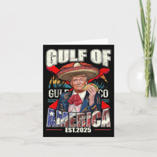 Funny Trump Gulf Of Us America 2025 Trump Merchand Card
