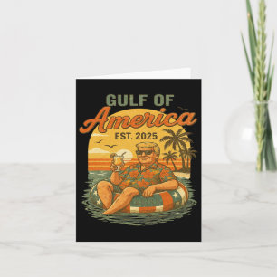 Funny Trump Gulf Of Us America 2025 Trump Merchand Card