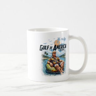 Funny Trump Gulf Of Us America Est 2025  Coffee Mug