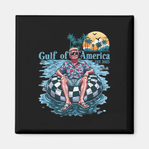 Funny Trump Gulf Of Us America Est 2025 Trump Merc Magnet