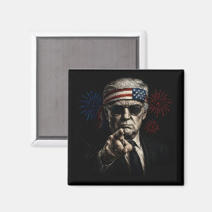 Funny Trump Gulf Of USA America 2025 4th Of July Magnet