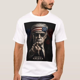 Funny Trump Gulf Of USA America 2025 4th Of July T-Shirt