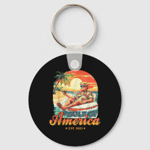 Funny Trump Gulf Of Usa America Est 2025  Key Ring